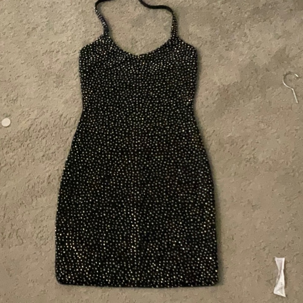 Dress gold silver black princess Polly size 4